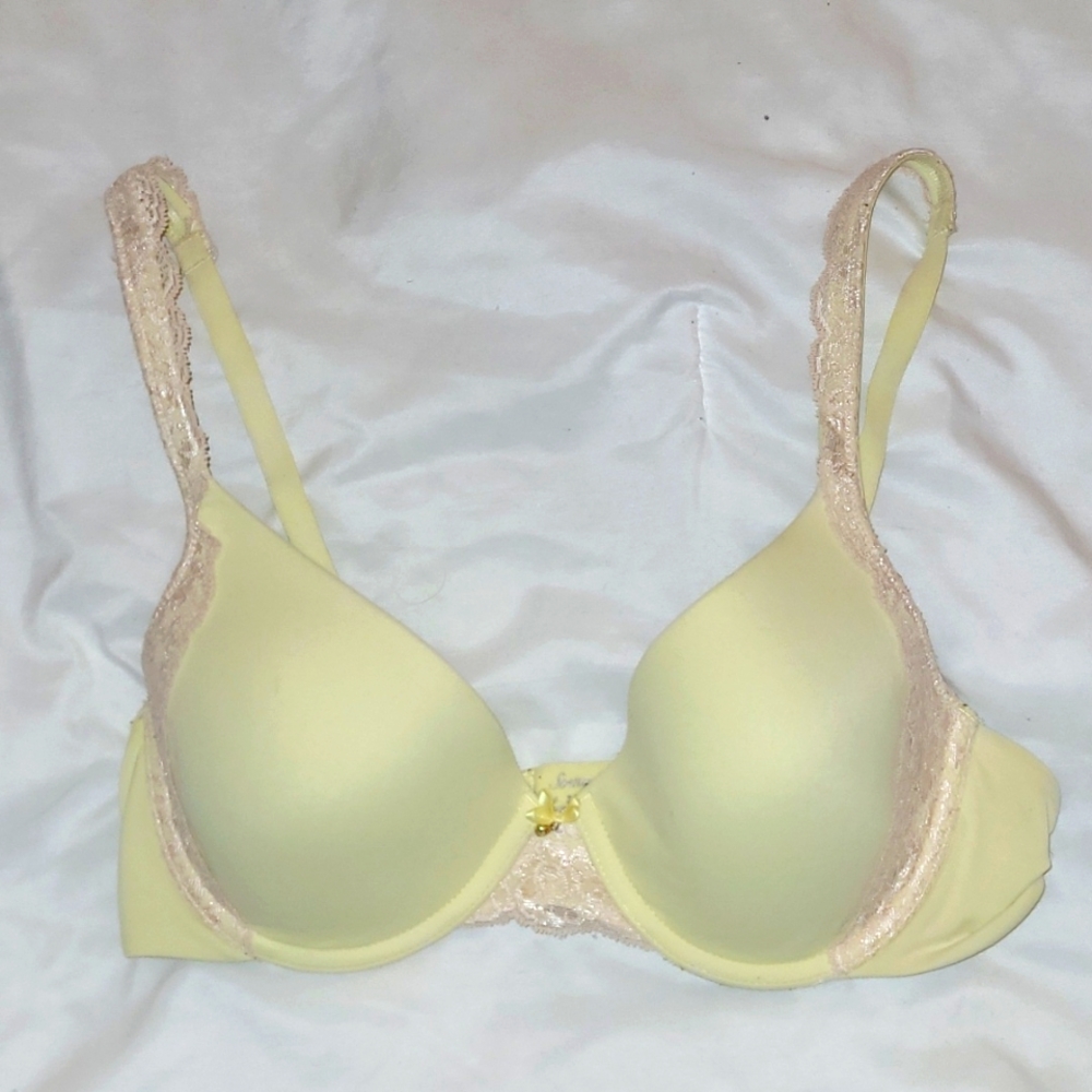 Soma Embraceable Demi Lace Trim Bra
